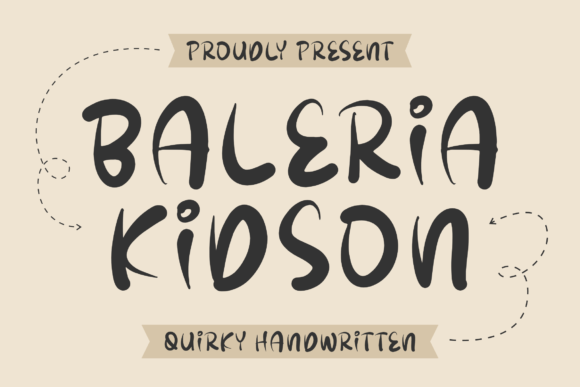 Baleria Kidson: A Playful Font for Creative Makers