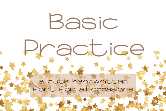 Basic Practice Font for Editorial Design