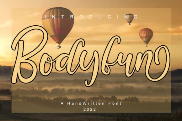 Bodyfun: A Playful Script Font for Creative Projects