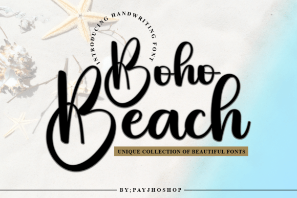 Boho Beach Font for Web Design
