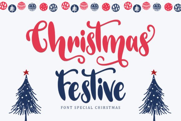 Christmas Festive Font: Elegant Script for Crafts