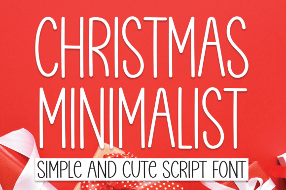 Christmas Minimalist Font for Branding