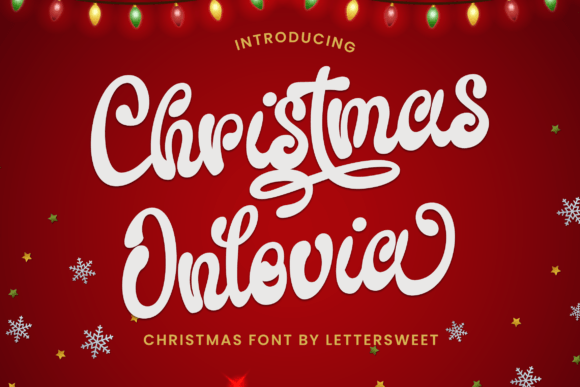 Christmas Onlovia: A Sweet Handwritten Font