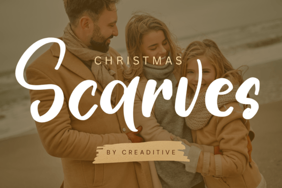 Christmas Scarves Font Review