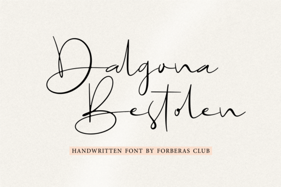 Dalgona Bestolen: A Font for Creative Campaigns