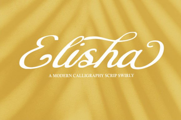 Elisha: A Dazzling Script Font