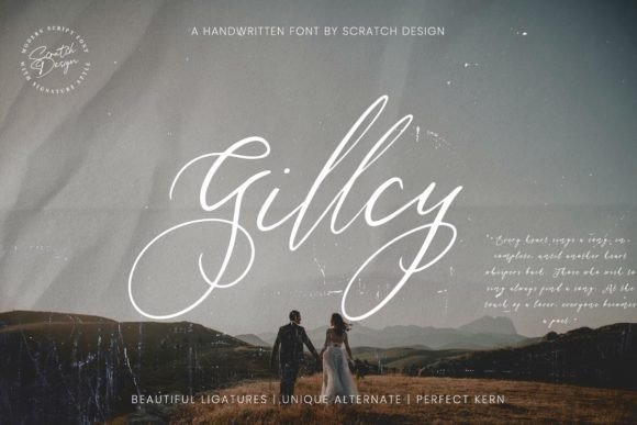 Gillcy: A Dazzling Script Font