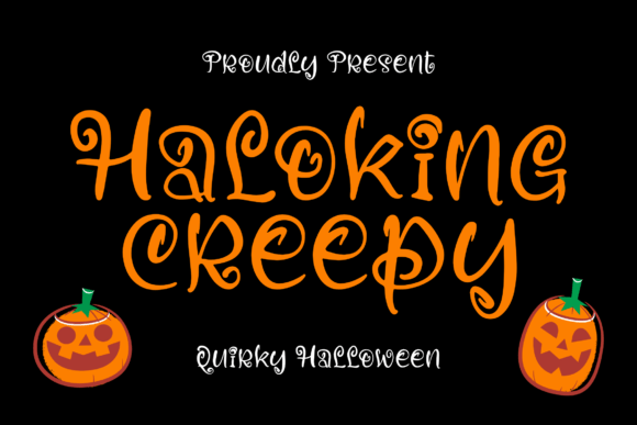 Haloking Creepy: A Halloween Font for Creative Projects