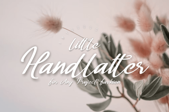 Handlatter Little Font for Craft Projects