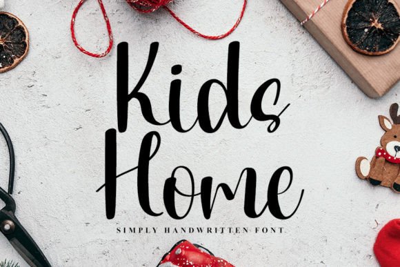Kids Home Font for Web Design