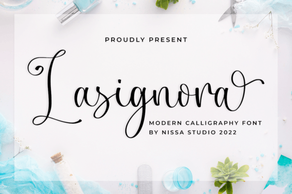 Lasignora: Elegant Script Font for Digital Marketing
