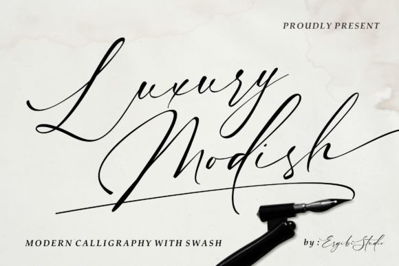 Luxury Modish: A Luxurious Script Font