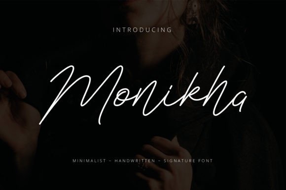 Monikha: A Minimalist Handwritten Font