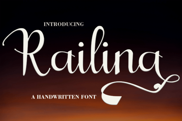 Railina: A Handwritten Font for Creative Makers