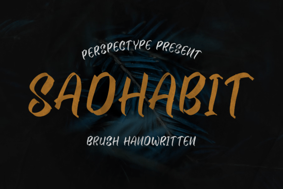 Sadhabit – A Brush Handwritten Font