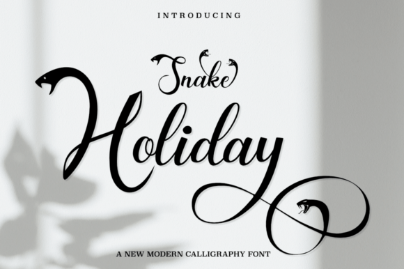 Snake Holiday Font Review