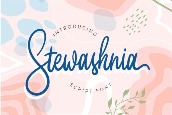 Stewashnia: A Handwritten Font for Web Design