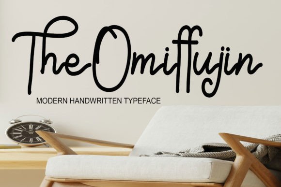 The Omiffujin: A Quirky Handwritten Font