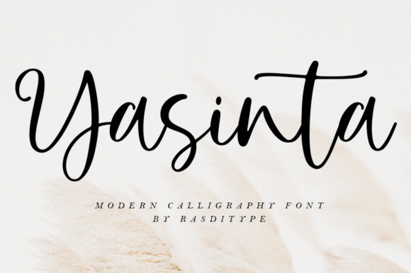 Yasinta: A Beautiful Handwritten Font