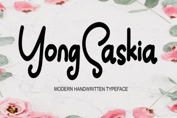 Yong Saskia: A Handwritten Font for Creative Projects